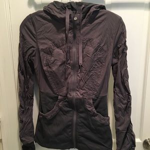 Gray Lululemon zip-up Hoodie Size 4